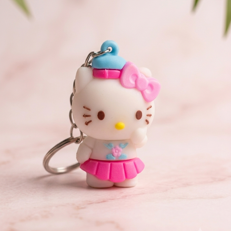 Hello Kitty Soft PVC Keychain