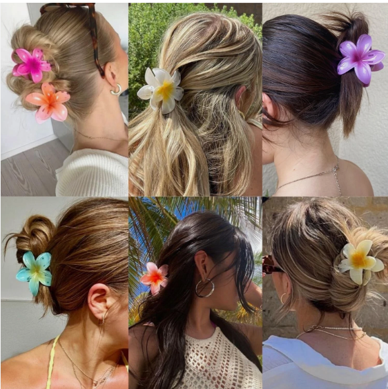 Large Flower Hair Claw Clip - Multiple Packs