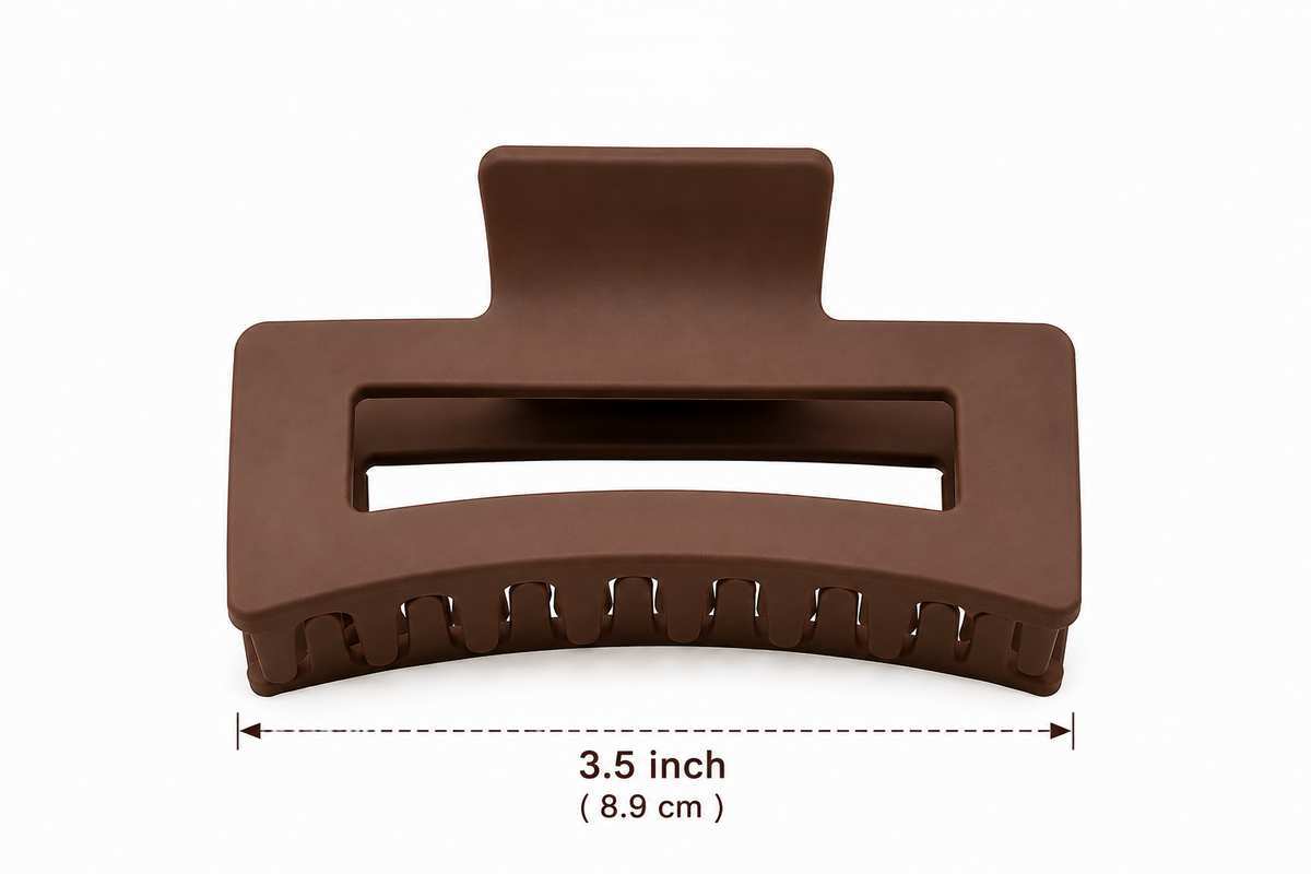 M/L/XL Matte Hair Claw Clip - Multiple Packs