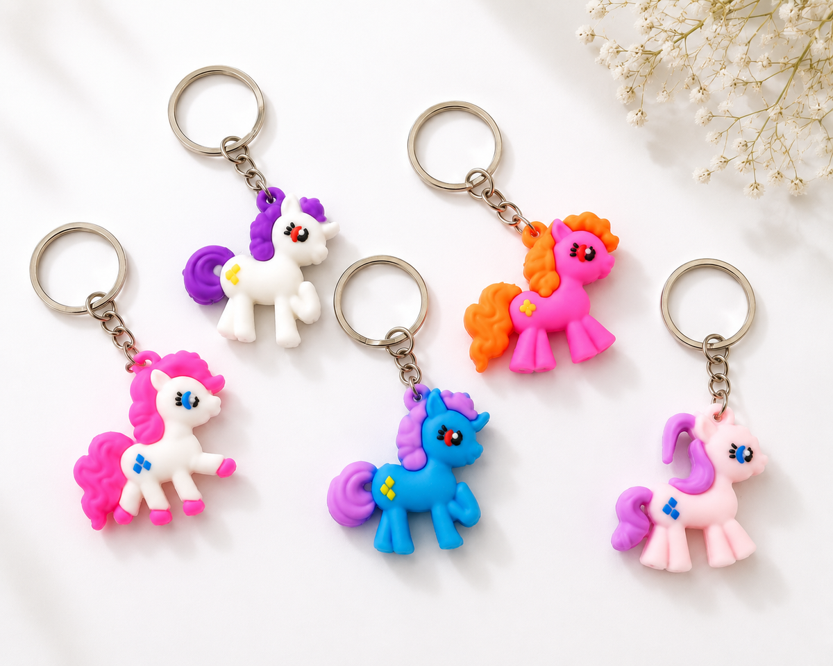 Cute Mini Adorable Unicorn Keychains - Multiple Colors