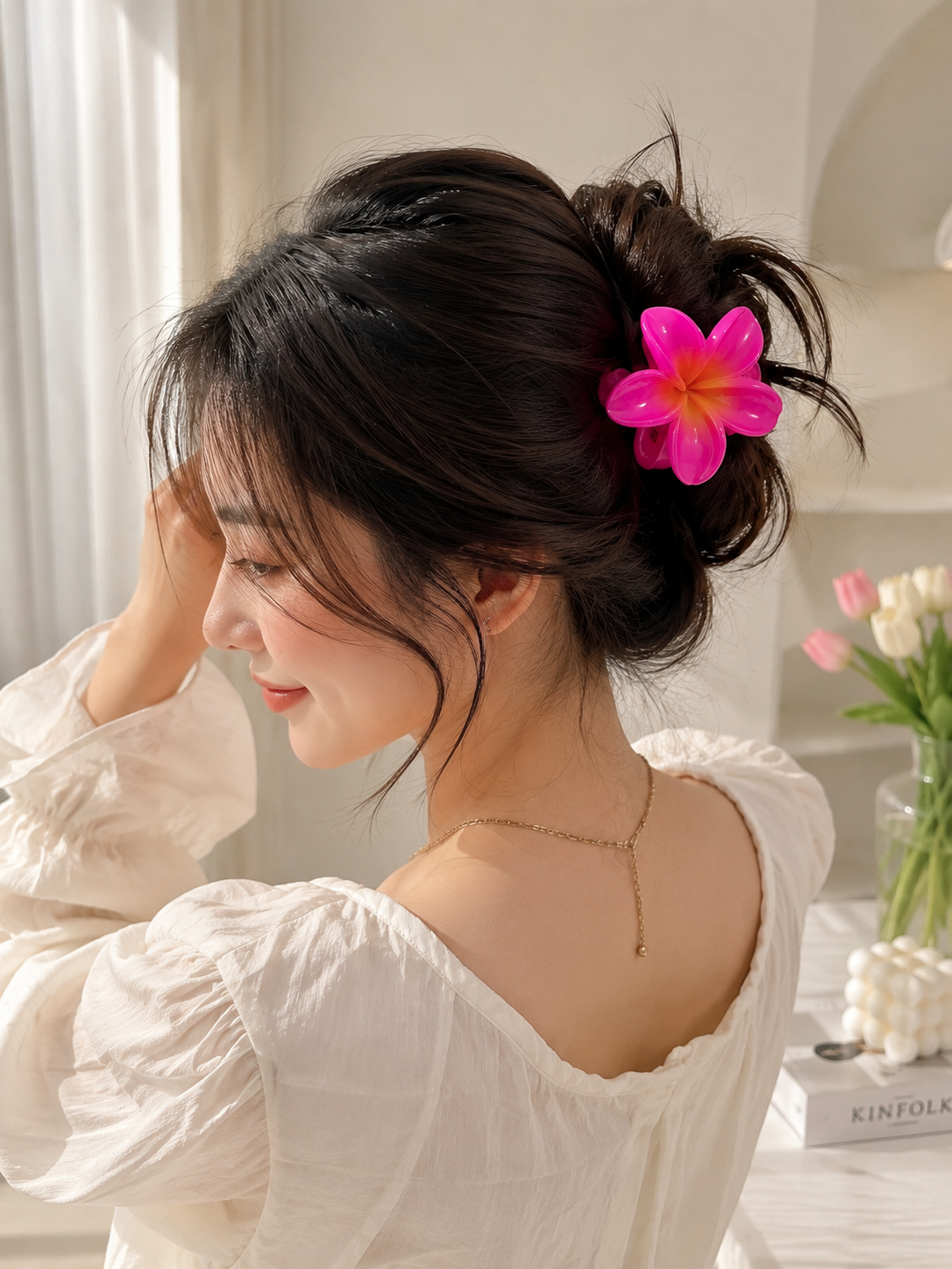 Medium Flower Hair Claw Clip - Multiple Packs