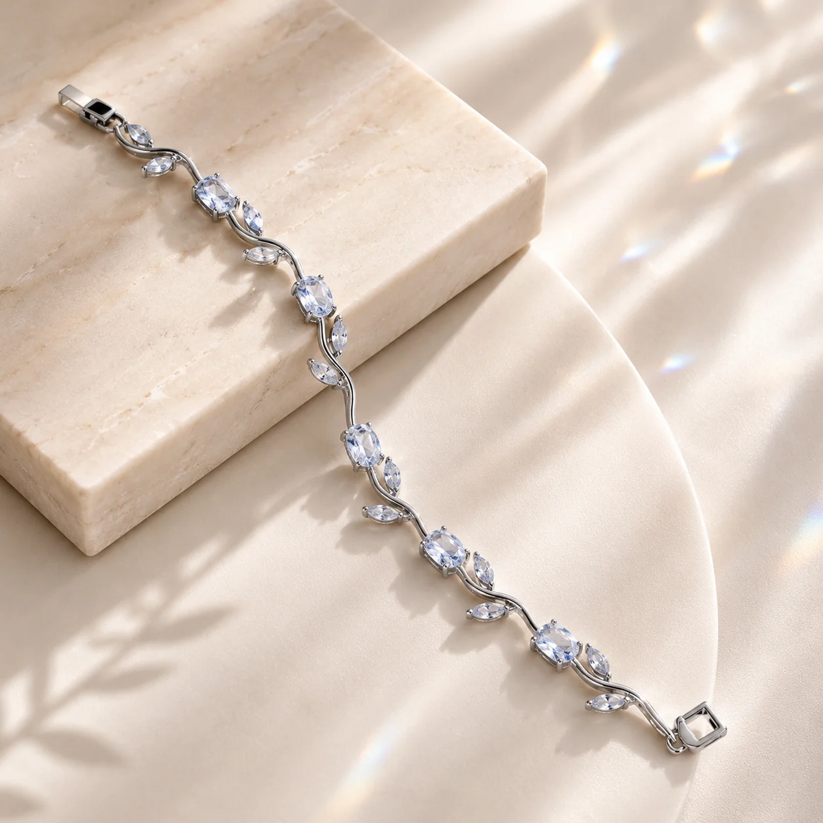 Silver Tulip Bracelet – Cute Floral Charm Jewellery